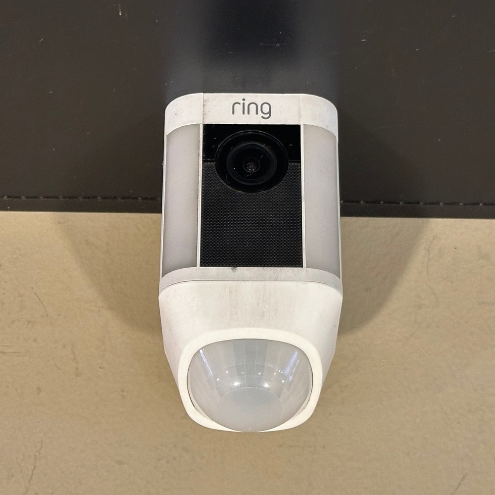 Ring Spotlight Cam Solar Outdoor Security Camera White only